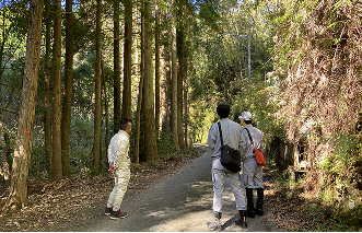 立木取得の様子